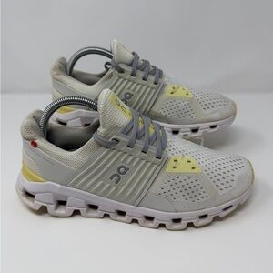 On Cloudswift White/Limelight Women’s 10